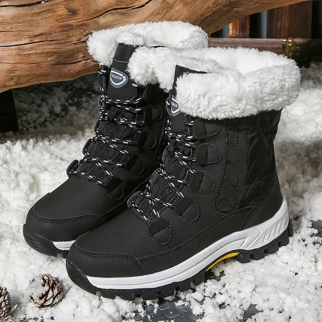 GR | Classic lined winter midi boots for women