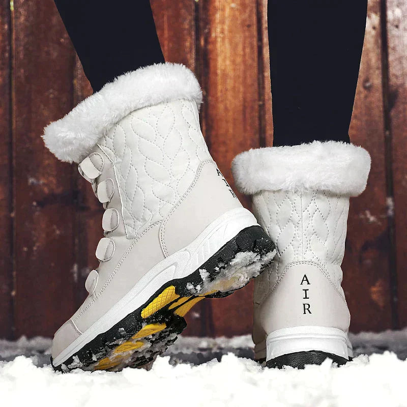 GR | Classic lined winter midi boots for women