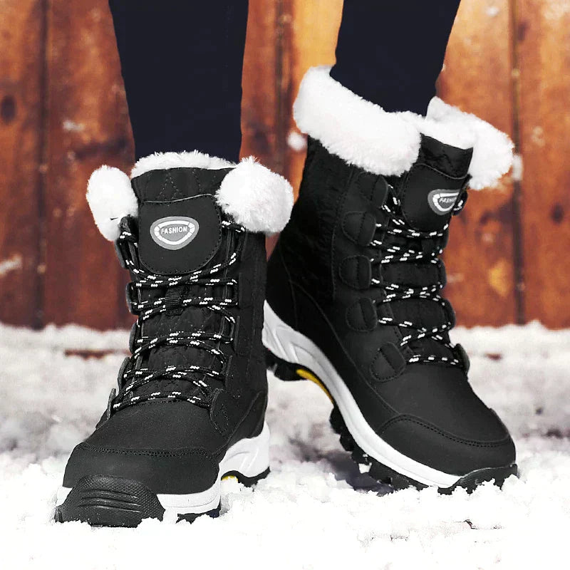 GR | Classic lined winter midi boots for women