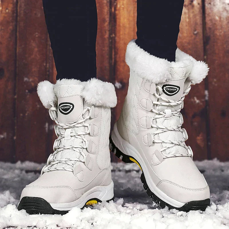 GR | Classic lined winter midi boots for women