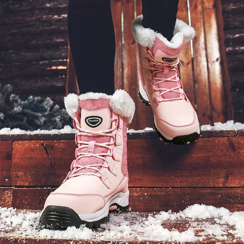 GR | Classic lined winter midi boots for women