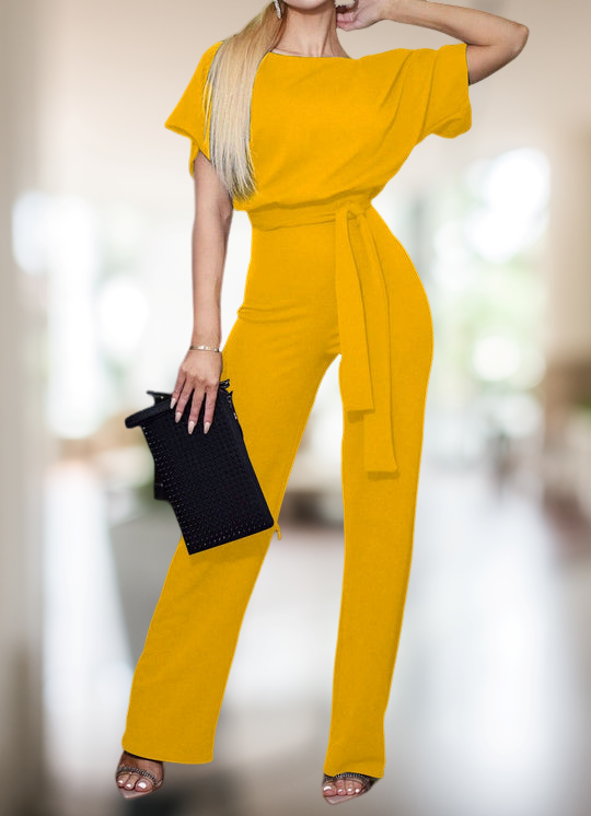 GR | Elegant jumpsuit with sleeves | Stylish and comfortable