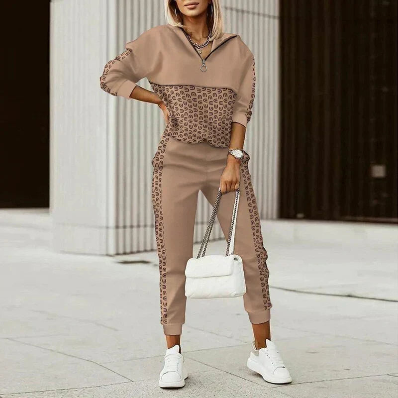 GR | Women's Stylish 2-Piece Jogging Suit Set