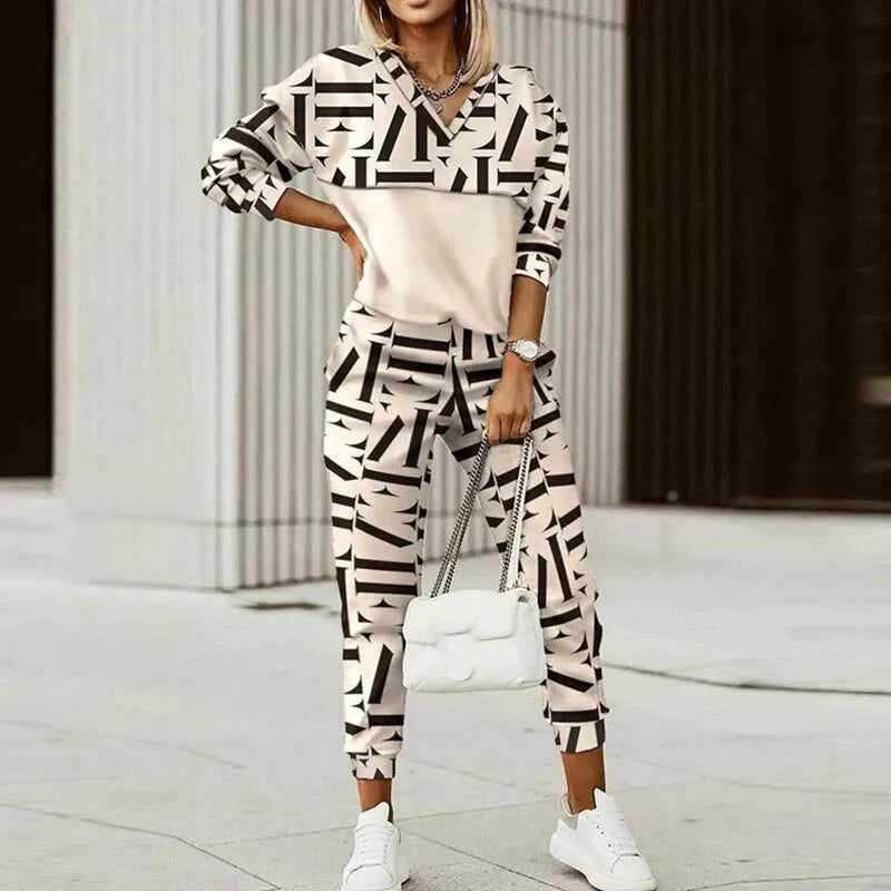 GR | Women's Stylish 2-Piece Jogging Suit Set