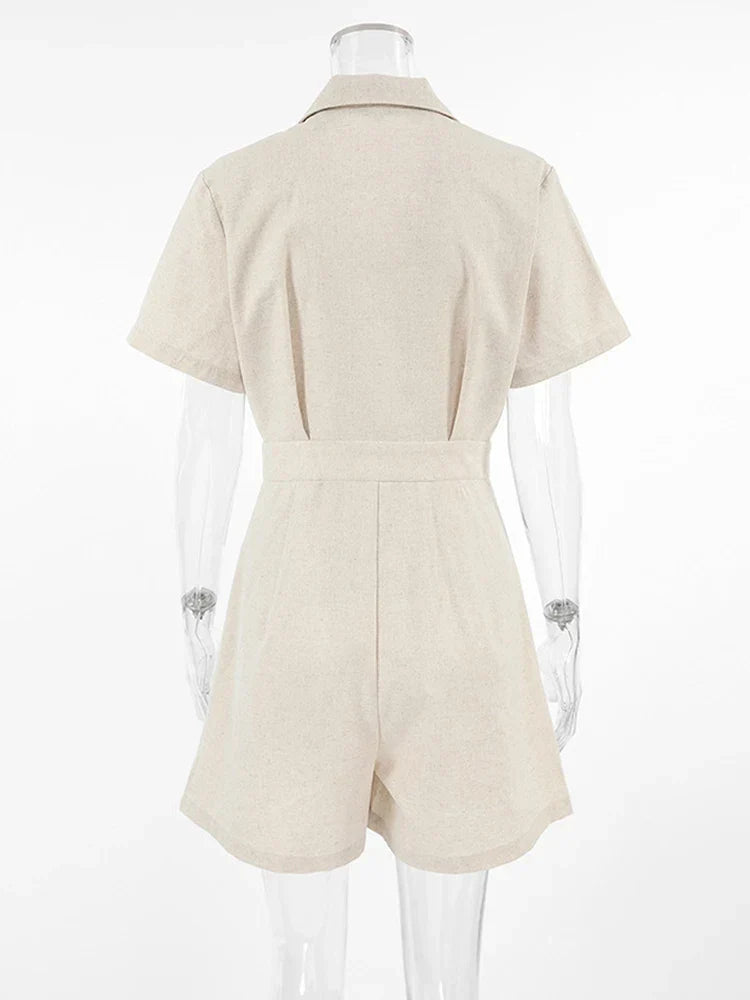 Summer Linen Jumpsuit