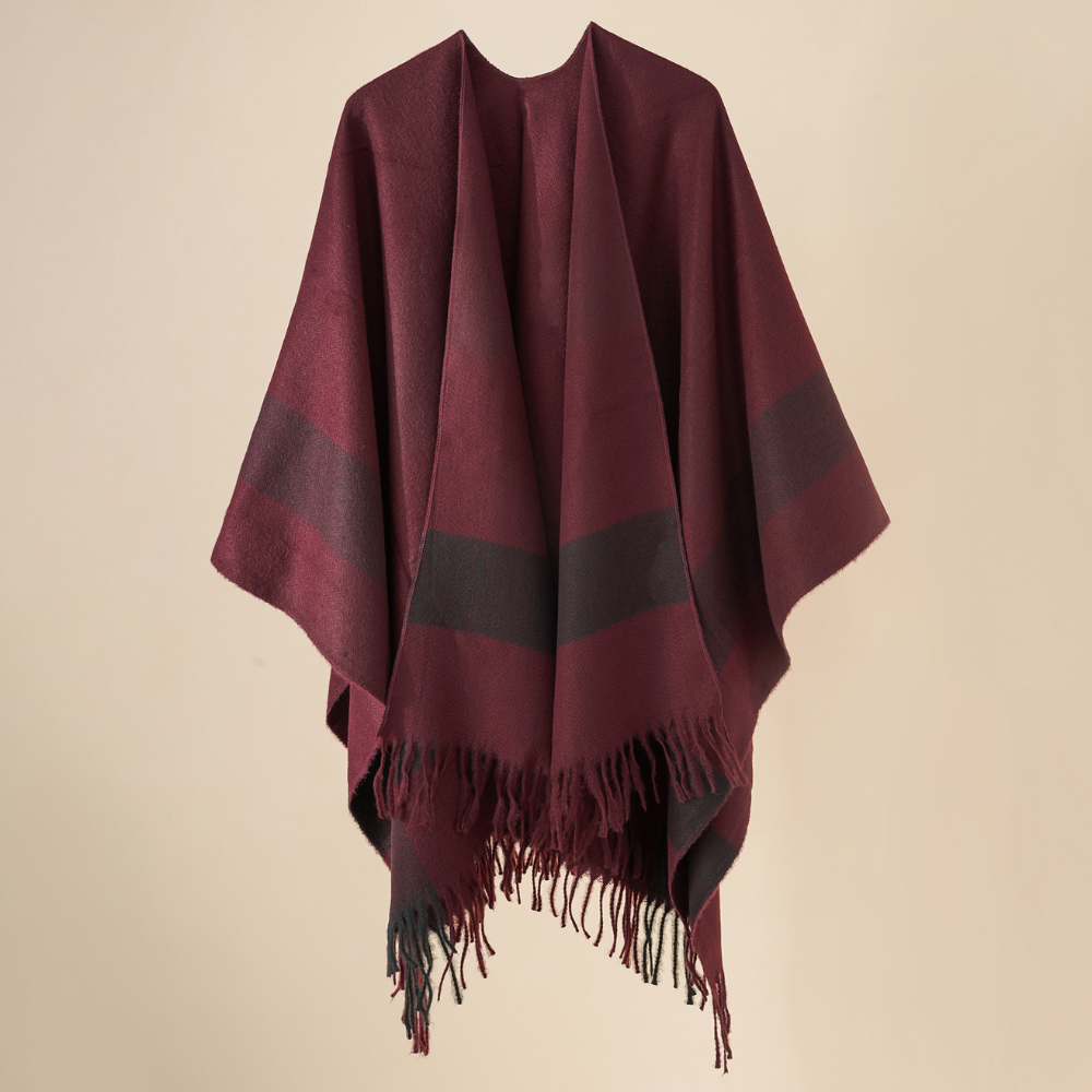 GR | Stylischer Quastenschal Für Frauen