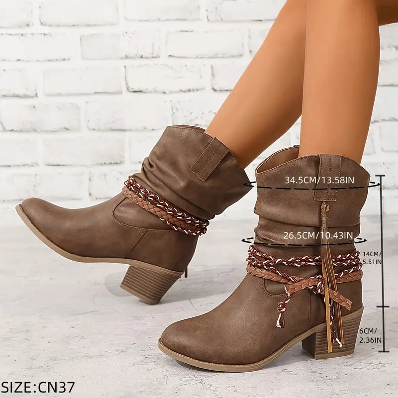 GR | Western boots with cowboy look