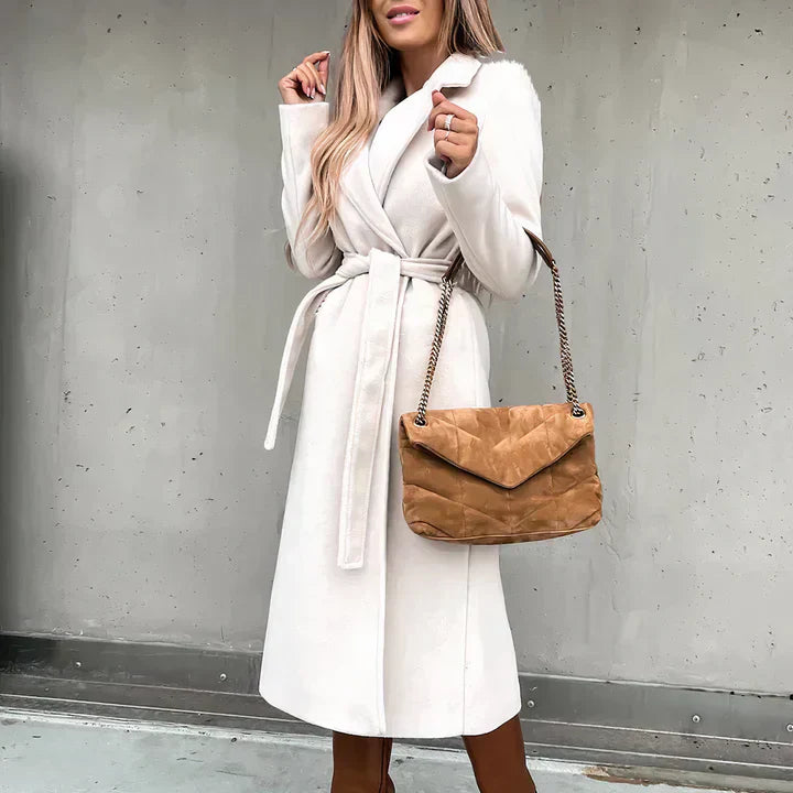 GR - Women's Wool Blend Trench Coat
