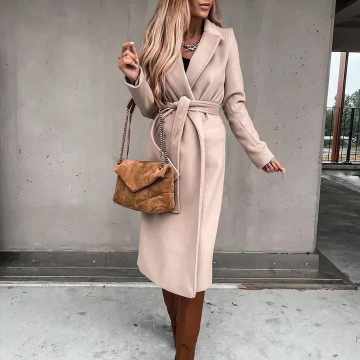 GR - Women's Wool Blend Trench Coat