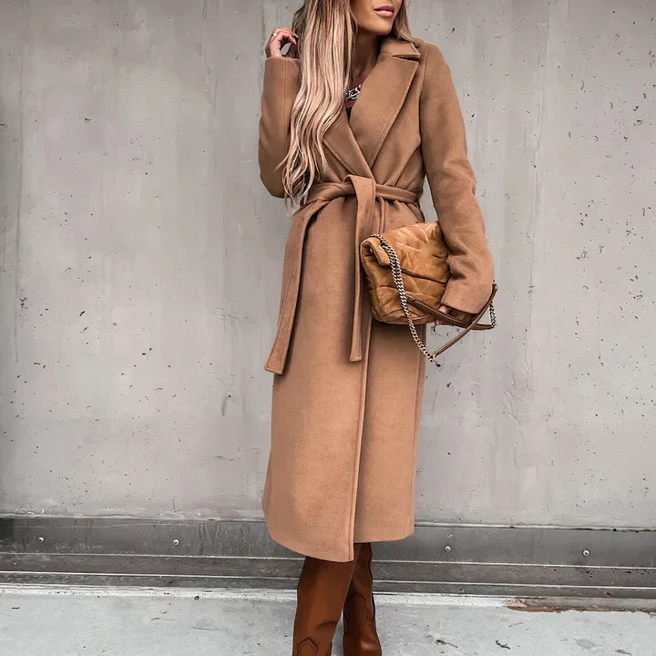 GR - Women's Wool Blend Trench Coat