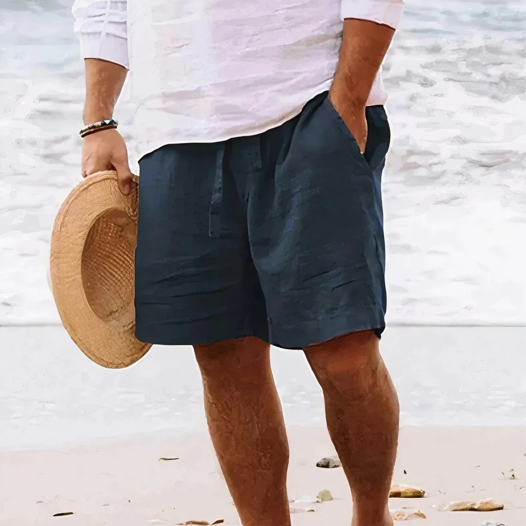 GR | Comfortable linen shorts