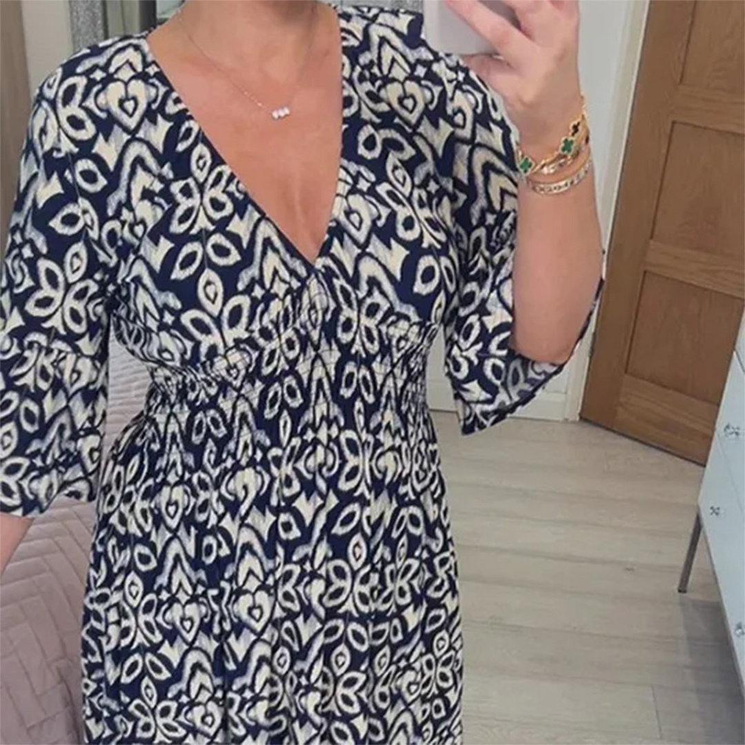 GR | Casual V-neck maxi dress