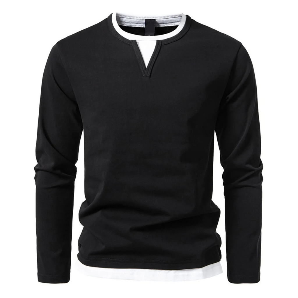 GR | Langärmliges Baumwoll-T-Shirt