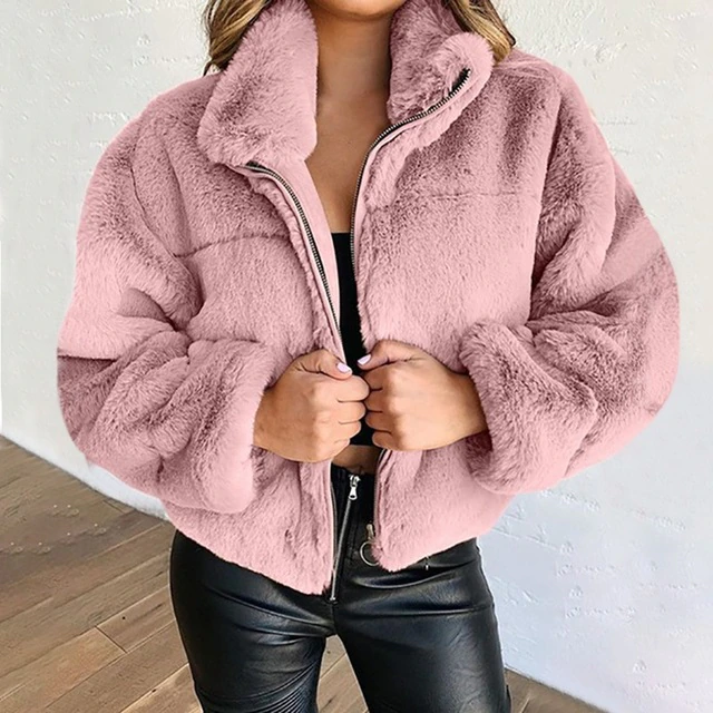 Size plush jacket