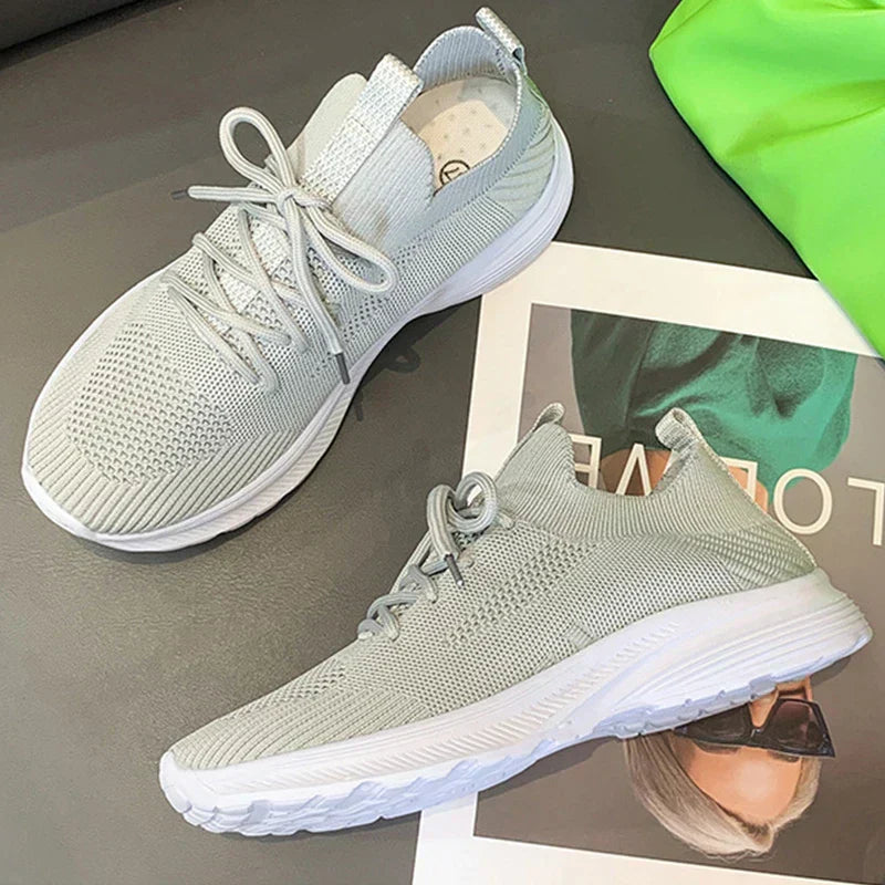 GR | grey breathable women's sneakers