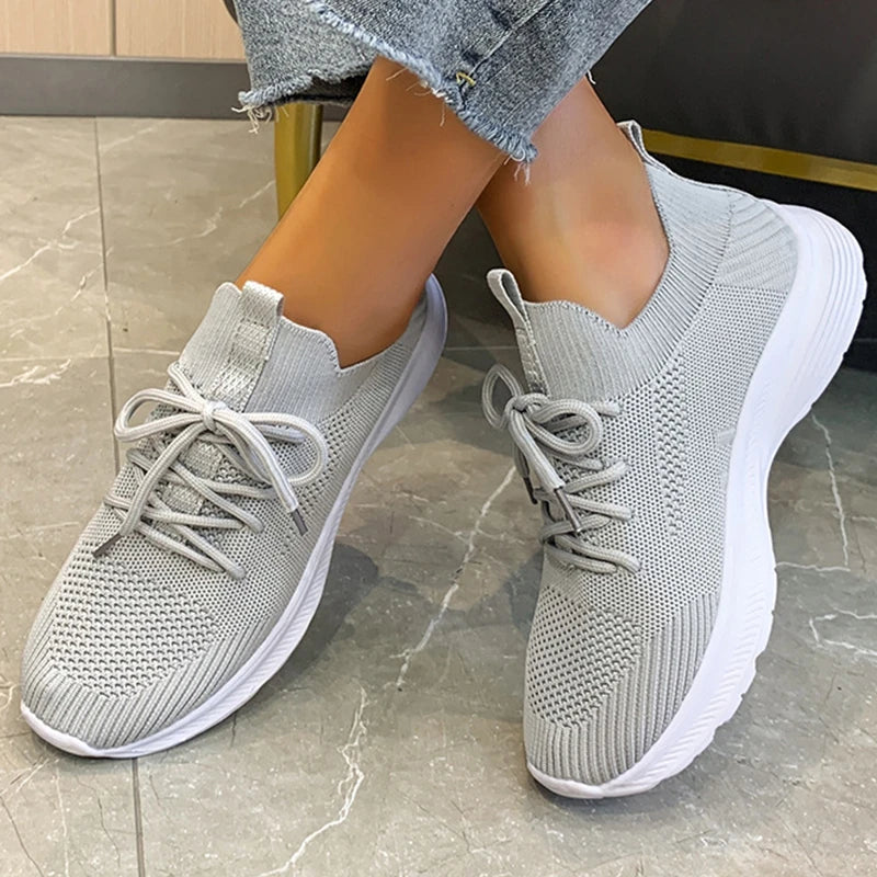 GR | grey breathable women's sneakers