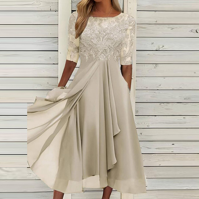 GR | Party Dress - Elegant lace party dress for an enchanting look