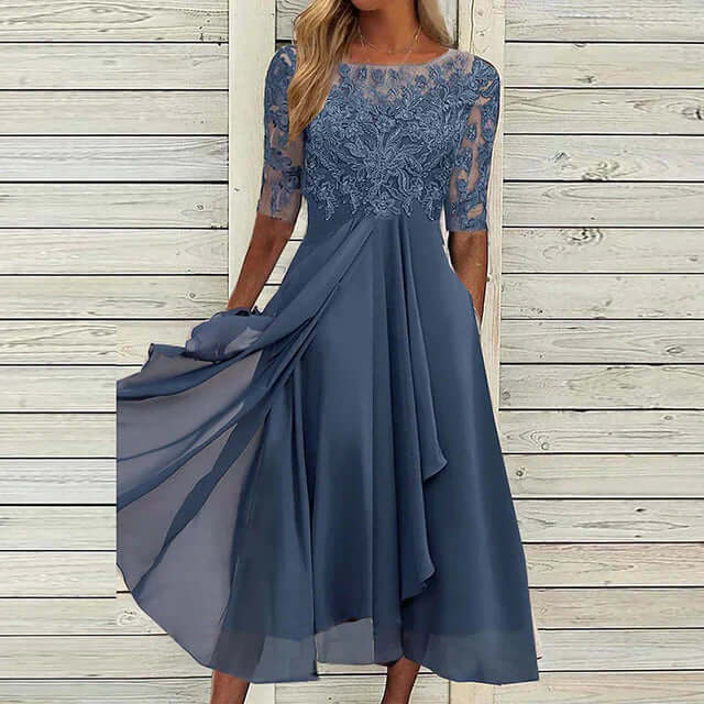 GR | Dark blue party dress