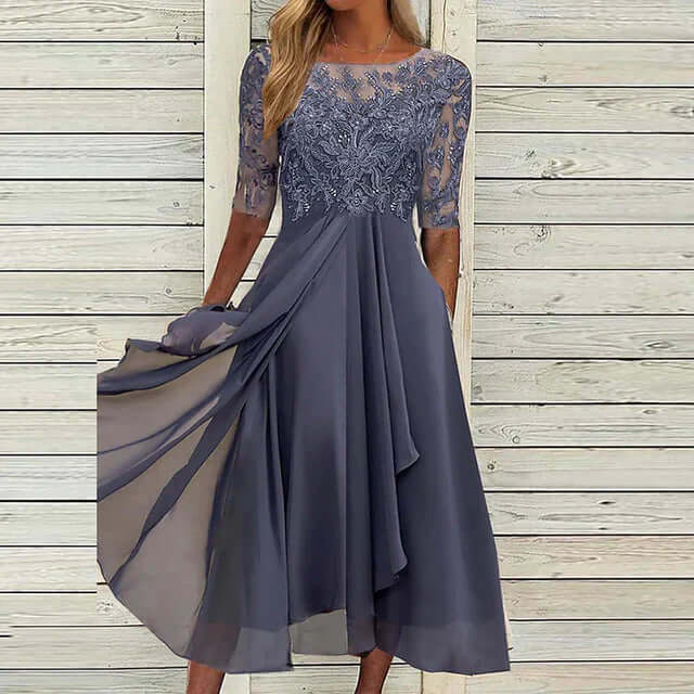 GR | Dark blue party dress