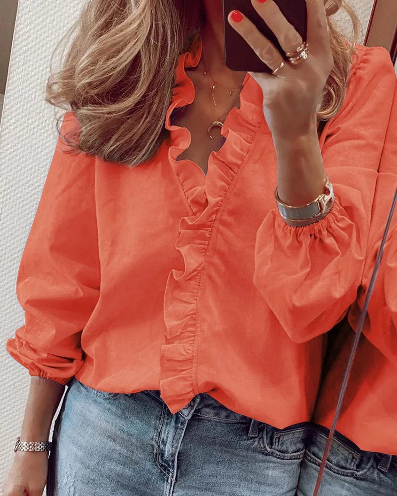 GR | Summery ruffled shirt