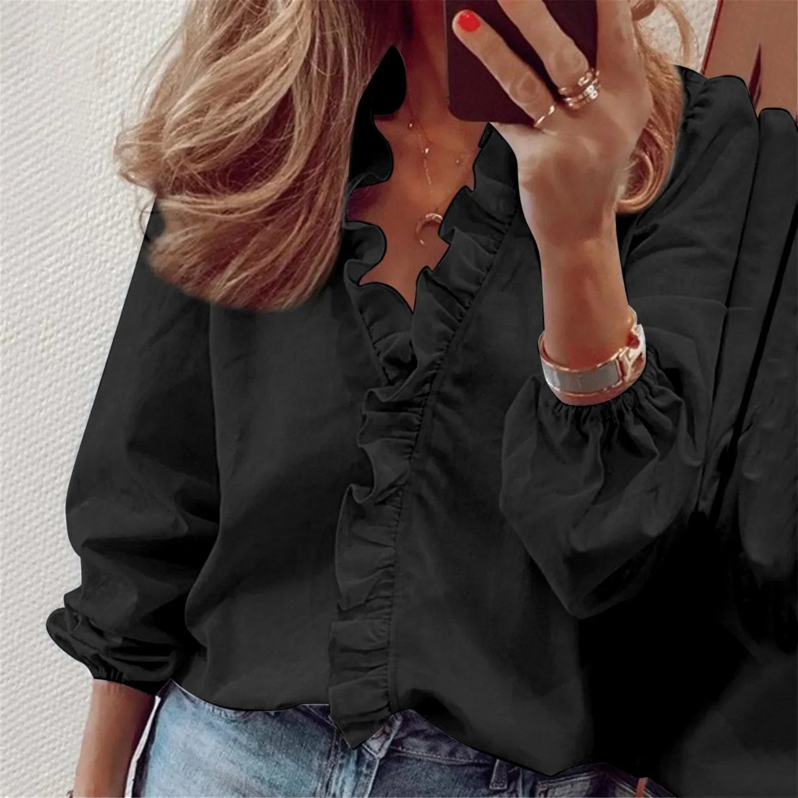 GR | Summery ruffled shirt