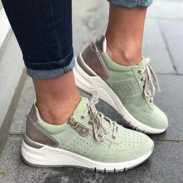 GR | Orthopedic sneakers with wedge heel
