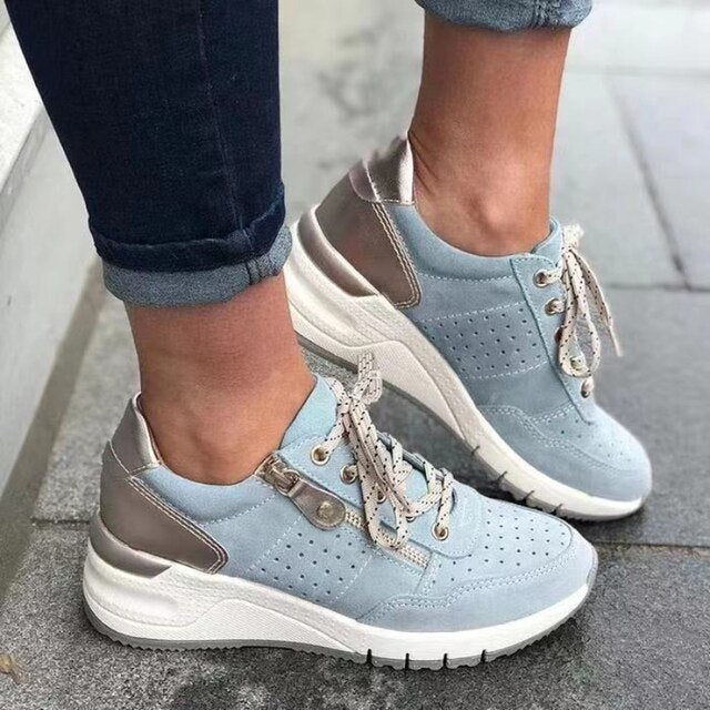 GR | Orthopedic sneakers with wedge heel