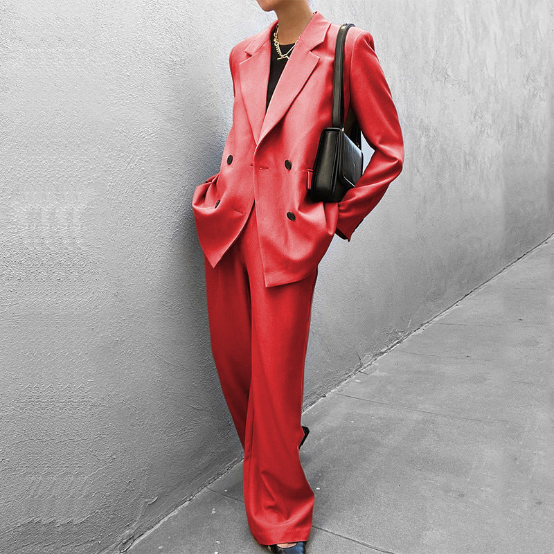Women's suit jacket and trousers in an elegant oversized style, size GR