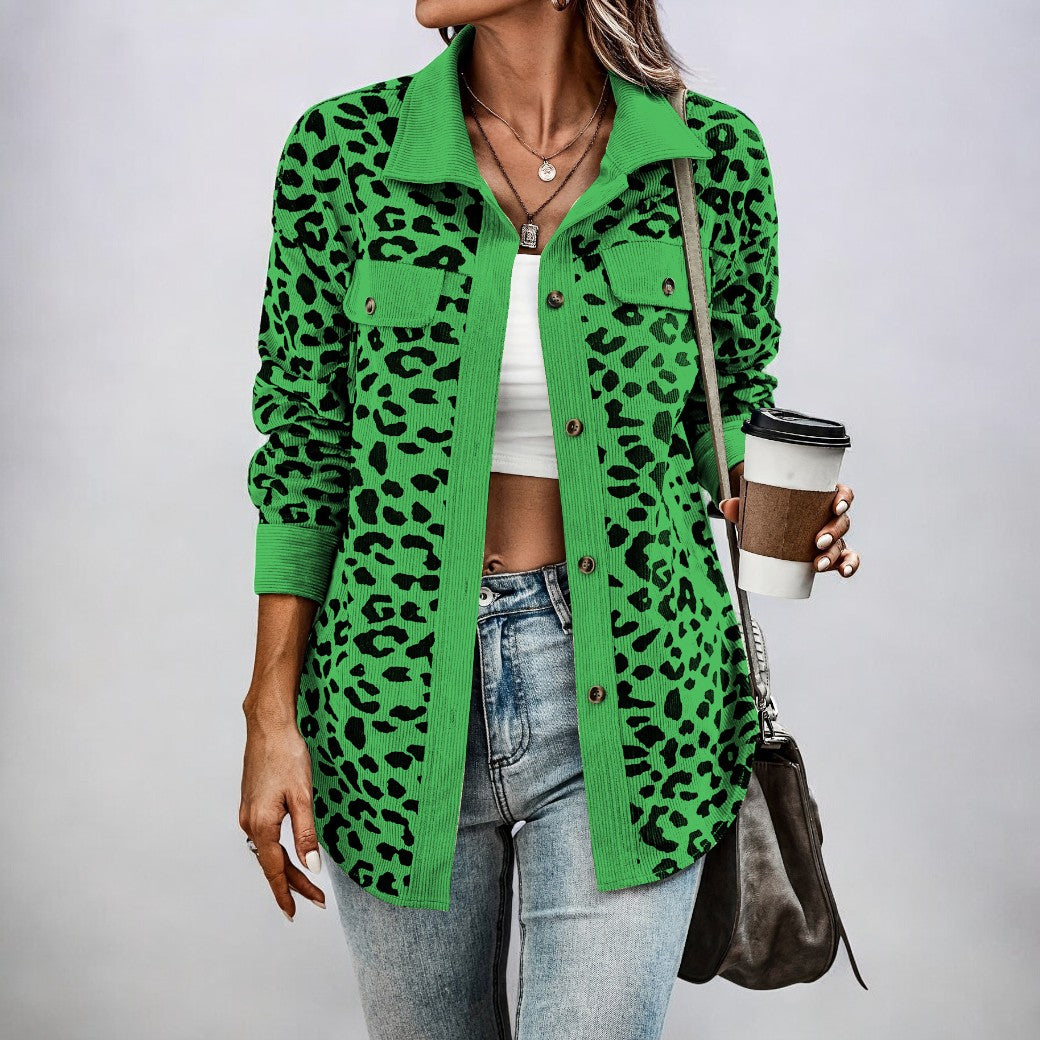 GR | Stylish leopard-print jacket