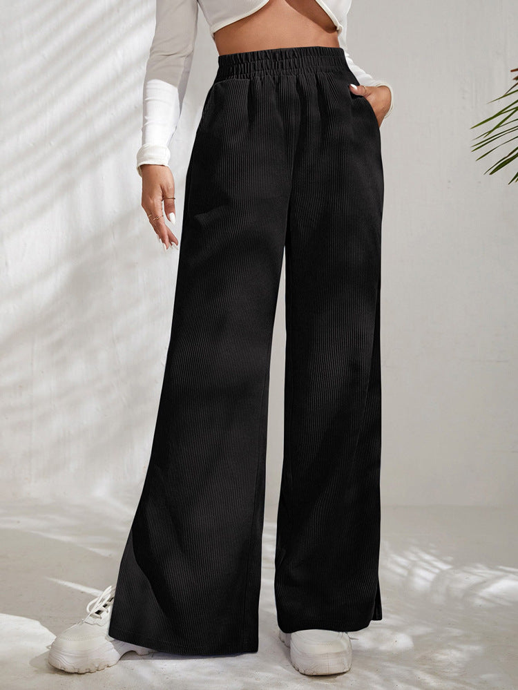 GR with high waist and corduroy fabric