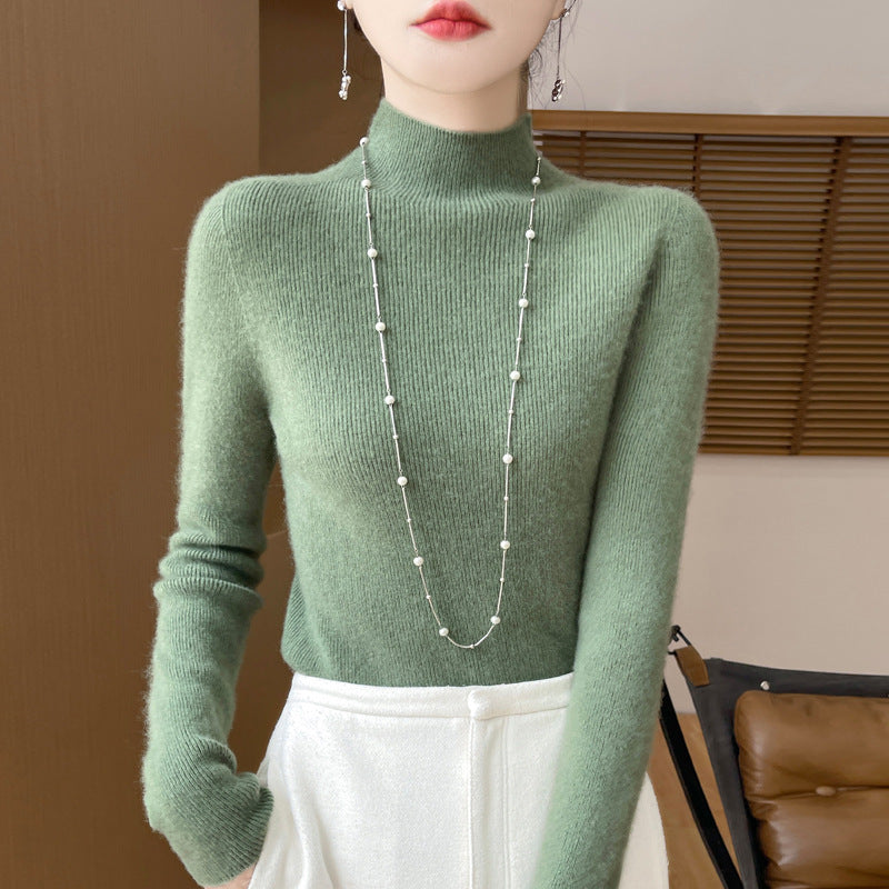 GR | Eleganter Pullover Aus Besticktem Blumenstrick Für Frauen