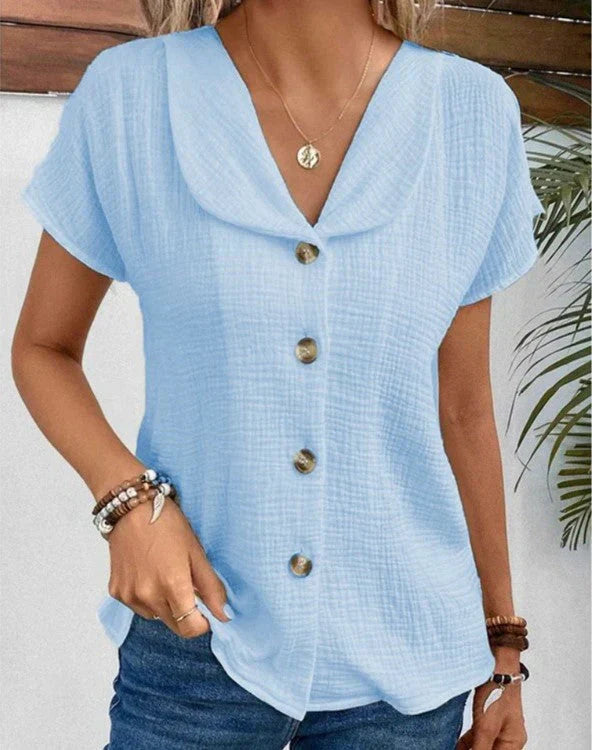 GR - Top with collar and buttons