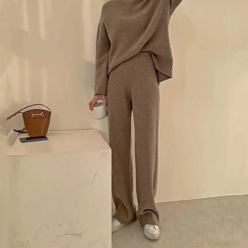 GR | Straight-leg wide-leg trouser suit 