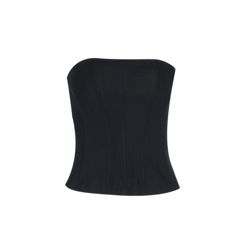 Women's corset top with elegant cut and figure-shaping design, size S
