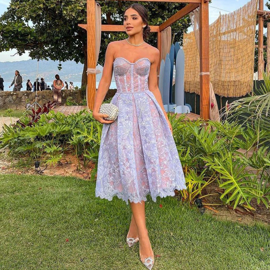 GR | Spitzen Cocktailkleid Für Damen