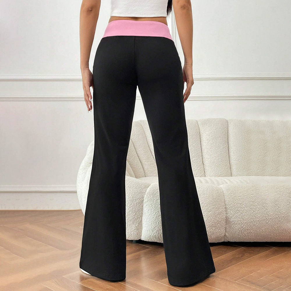 Damen Flared Jogginghosen mit stylischem Bund GR