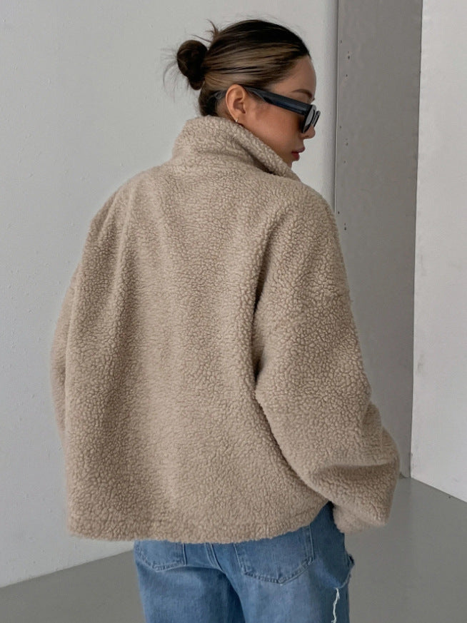 GR | Warme Teddyjacke für Damen | Comfor