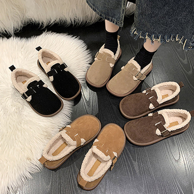 GR | Warm and Comfortable Flat Shoes