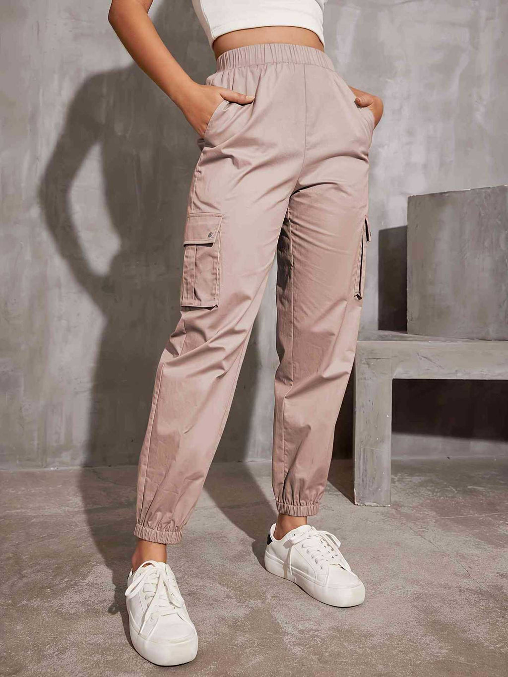 Damen Cargo-Hose mit ergonomischem Schnitt und praktischen Taschen GR