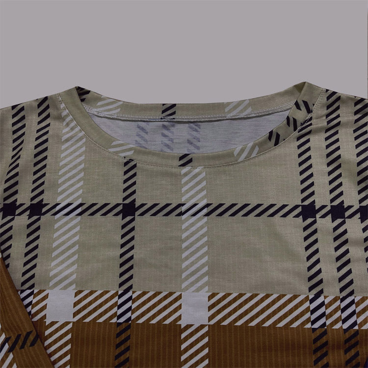 GR | Printed casual pullover top 