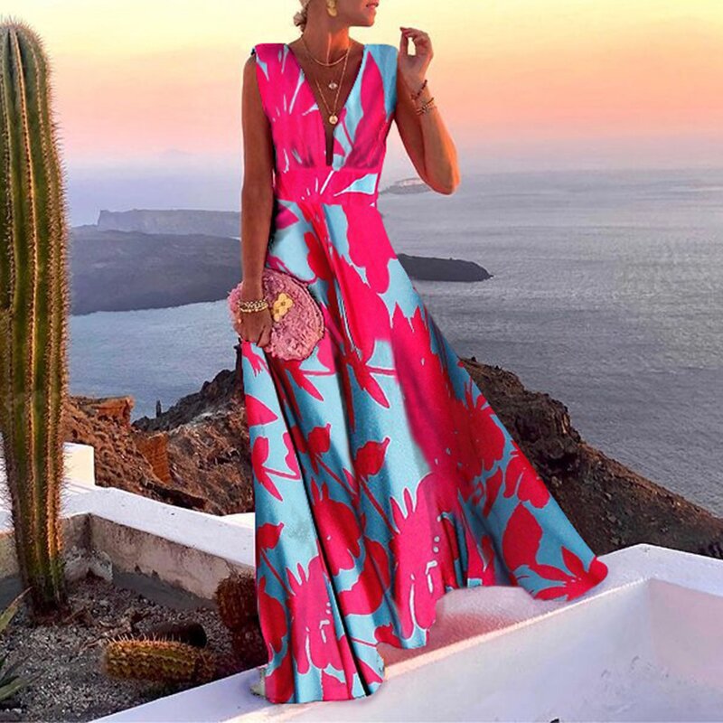 GR - Luxuriöses Sommerkleid für Frauen