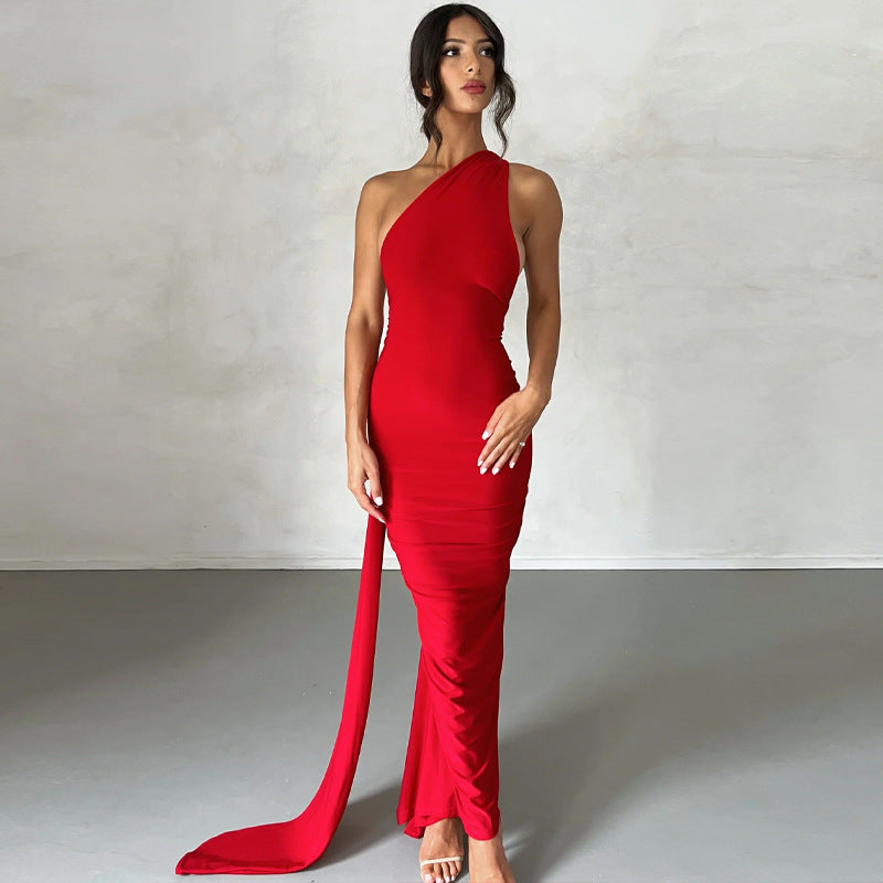 GR | Sexy Rückenfrei Slim Fit Ärmellos Elegante Abendkleid