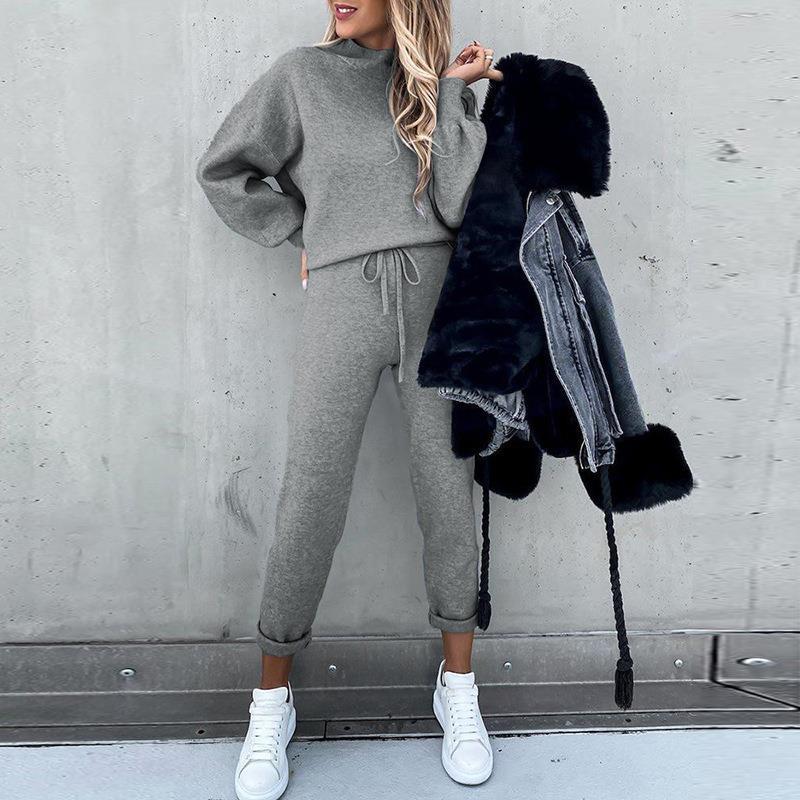 GR | Lace-up trousers two-piece set 