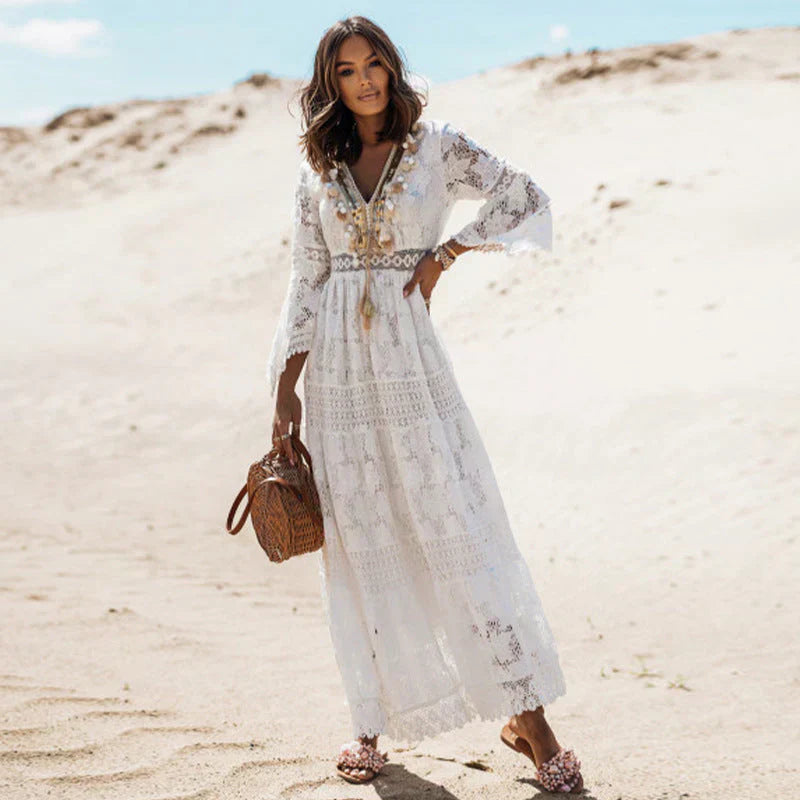 GR | Boho Dress with Long Sleeves