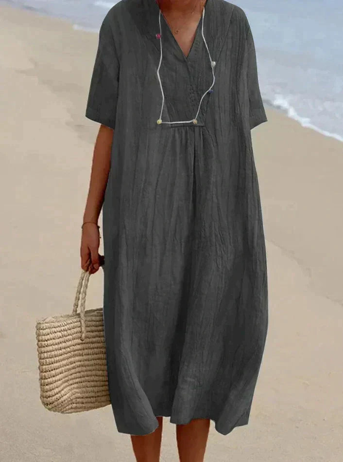 GR | Summer dress made of cotton and linen