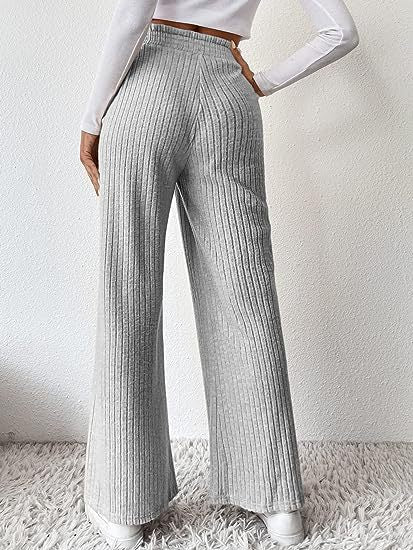 GR | Lockere gestrickte lange Hose