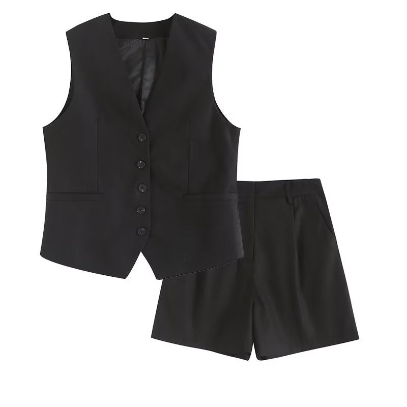 GR | Loose Vest Shorts Set