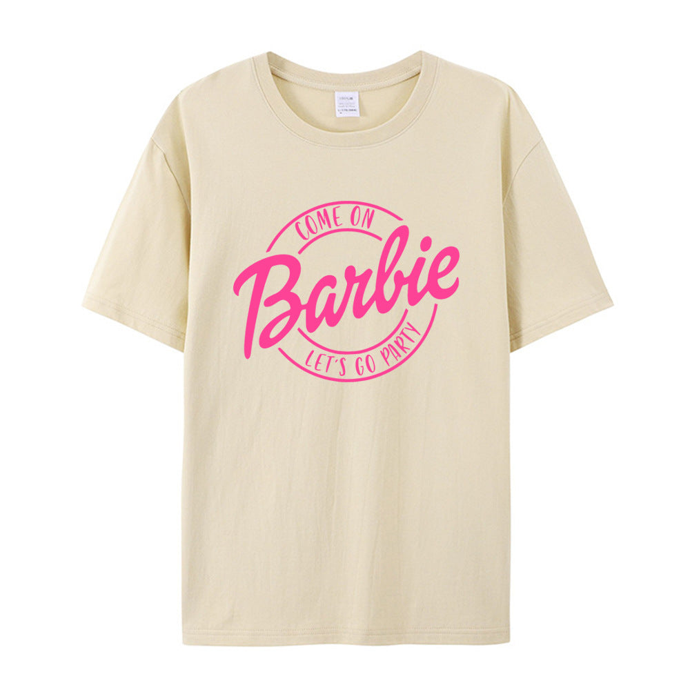 GR | Retro Party Barbie Print T-shirt