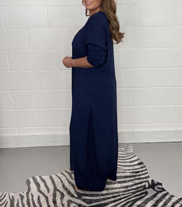 GR | Split Long Top and Pants Set 
