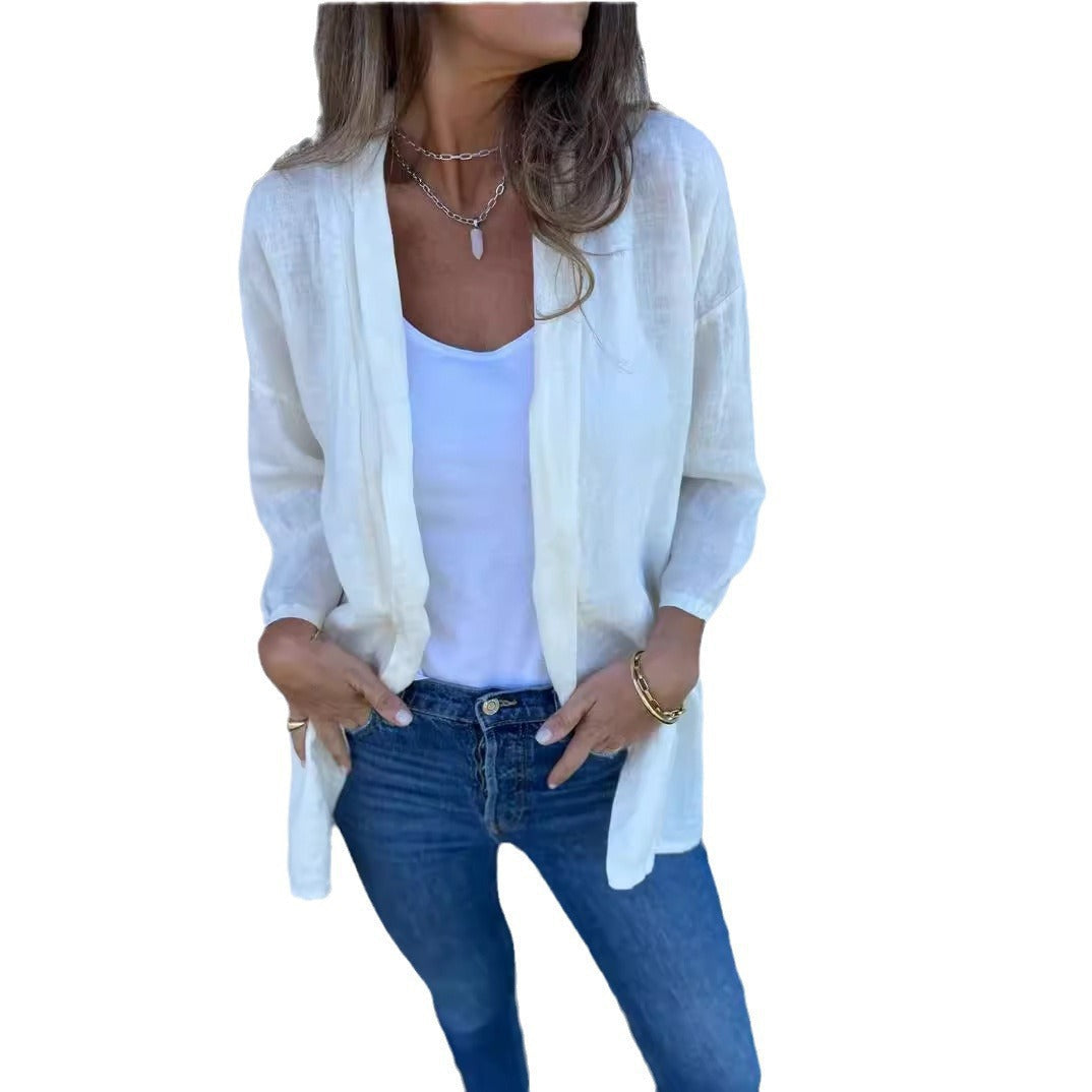 Women's casual summer jacket size